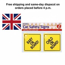 Baby On Board Car Sign Baby Chold On Board Easy Suction Cup Holder Baby Safety