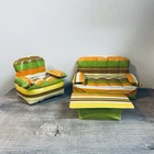 Vintage 70s Barbie Puff n Play BlowUp Inflatable Furniture Couch Table & Chair
