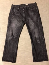 Mens Buzz Rickson’s Buzz Rickson s wartime denim William Gibson black denim W34