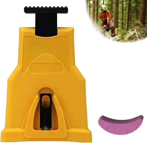 Sherum Universal Chainsaw Sharpener for 14-20 Inch Chain Crescent Sharpener