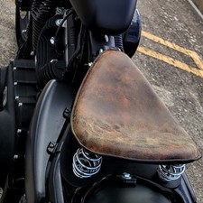 Large Solo Driver Seat 3'' Spring For Yamaha V Star 1300 1100 950 650 250 Bobber