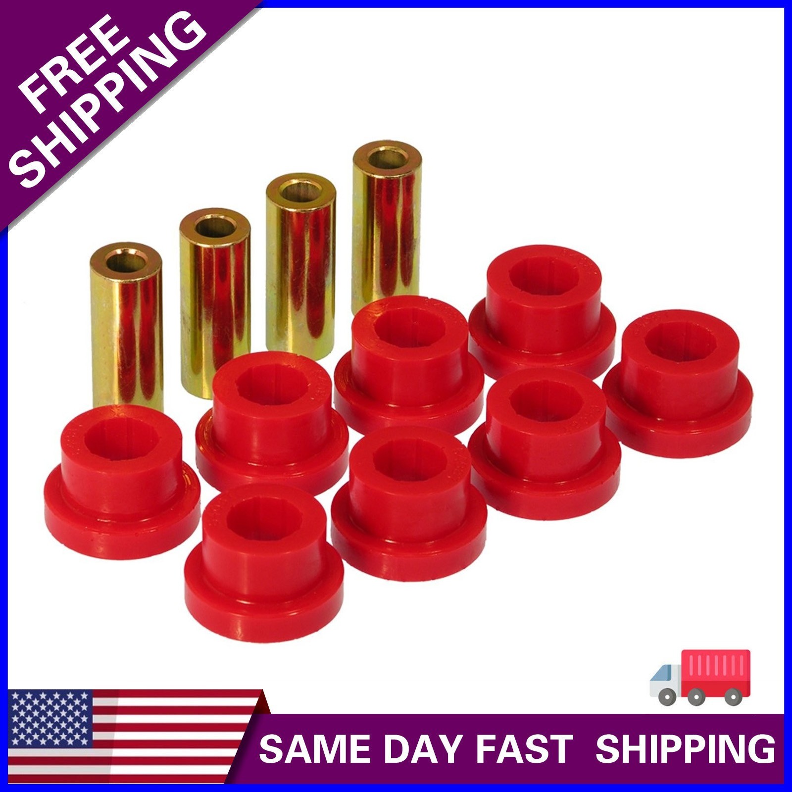 Prothane 88-95 Honda Civic/CRX Rear Lower Control Arm Bushings - Red