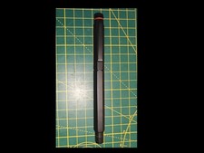 Rotring 600 Newton Rollerball Pen Hexagonal Black - Excellent Condition. No Box.