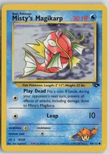 Misty's Magikarp 88/132 Common Gym Challenge Pokemon Unlimited Moderately Played on eBay