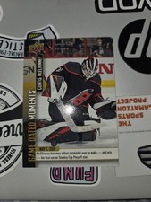 Upper Deck Curtis McElhinney Carolina Hurricanes Game Dated Moments NHL 2018-19