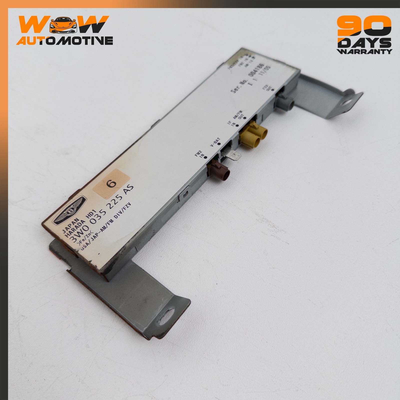 04-10 BENTLEY CONTINENTAL GT REAR ANTENNA AM FM AERIAL AMPLIFIER MODULE OEM