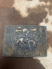 Frontiers America Bucking Horse With Rider Belt Buckle Western