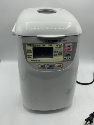 Zojirushi BBHAC10 Programmable Mini Breadmaker - White - BB-HAC10 makes 1 Pound