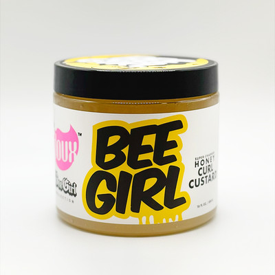 The Doux Bee Girl Honey Curl Defining Custard for All Natural Hair 16oz