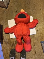 Sesame Street Elmo Child Dimension Jumbo Nylon Plush 1992 Hasbro 34