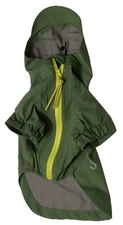 * New Petco/Backcountry  Sz XS Dog Rain Coat Green/yellow