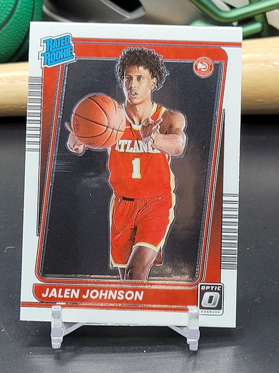 2021-22 Panini Donruss Optic Jalen Johnson Rated Rookie Base RC 