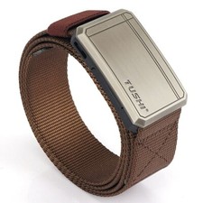 Tactical Belt Fashion Belt Alloy Buckle Mens Waistband Quick Release for Hunting