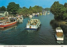 Postcard Loch Lomond Pleasure Craft At Balloch My Ref VK