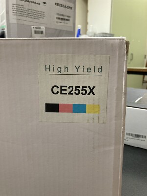 CE255X 55X Black High Yield Toner Cartridge | eBay