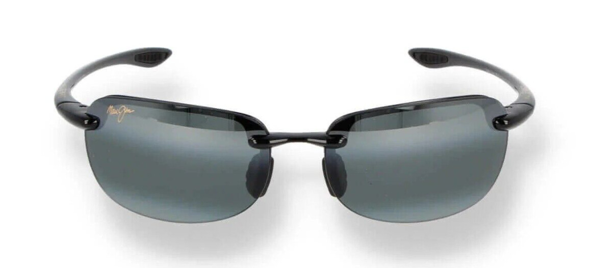 Maui Jim Sandy Beach 408-02 - Gloss Black Frame / Neutral Grey Sunglasses