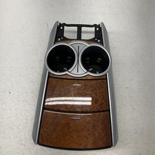 06-10 Mercedes W251 R350 R500 Center Console Cup Holder Ash Tray Wood Oem