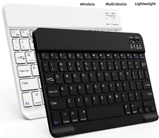 For Laptop Computer PC Wireless Bluetooth Keyboard with Charging Cable 10-inch