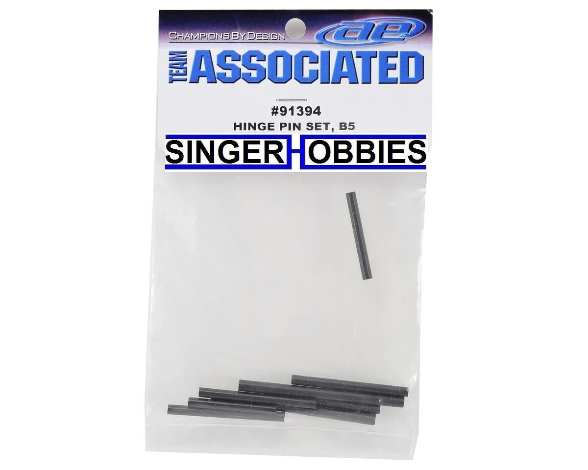 Associated ASC91394 Hinge Pin Set RC10/SR10/DR10/REFLEX NEW IN