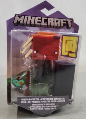 2022 Minecraft Build-a-Portal Action Figure Minecraft Strider w/Fungus on Rod