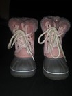 Toddler London Fog Rubber Boots W/Faux Fur * Pink & Gray Size 6 * Excellent... — photo 3