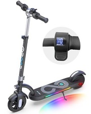 Gyroor 180W 10mph Speed Electric Scooter For Kids and Teens Ages 8-14-Silvery