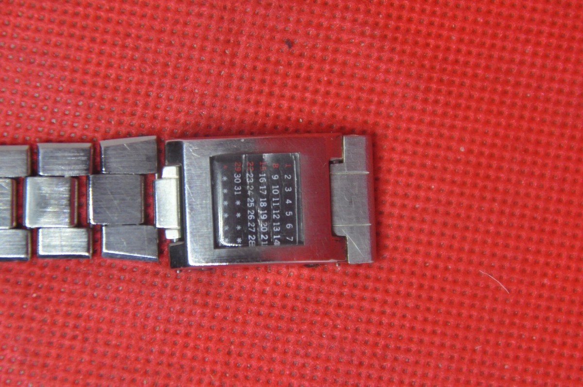 Vintage Japanese men Watch Band bracelet with multi-calendar Bambi