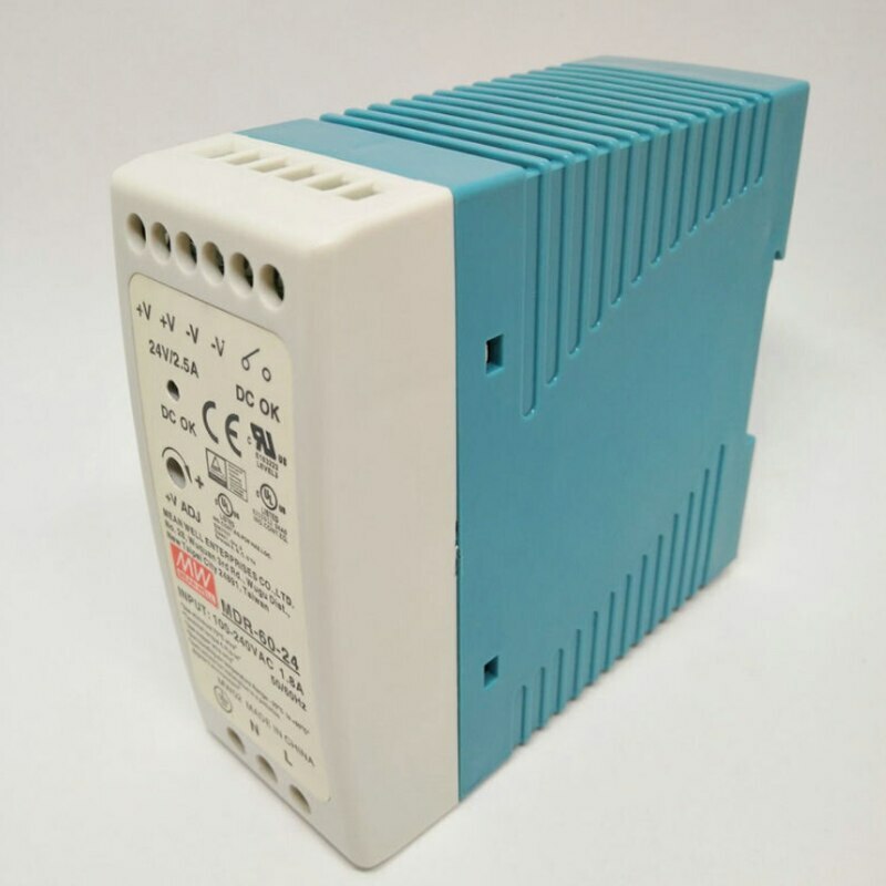 MDR-60-24 alimentation commutation haute fréquence 60w pour automatisme et rail DIN 24V