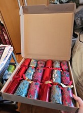 Christmas Joy And Berries Crackers Brand New And Boxed 