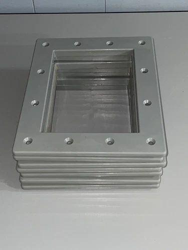 7 Swimline Skimmer Faceplate Kit in Gray Measuring 10 5/8" X 8 1/2"