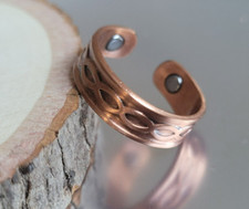 Pure Copper Magnetic Ring - Arthritis Adjustable Ring Infinity Design