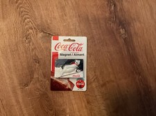 Vintage 1999 Coca-Cola Coke Polar Bear Skiing Magnet #51491