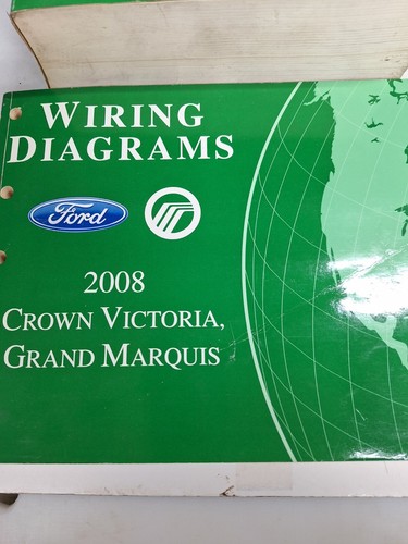 2 PCS 2008 Ford Crown Victoria Vic Workshop 1&2 Wiring Factory Service Manuals - Picture 5 of 8