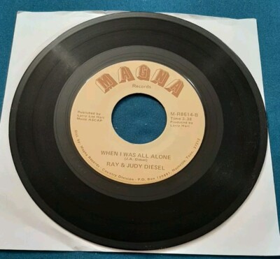 Ray Diesel 45 Ode To The DJ's / When I Was All Alone Magna M-R8614 vg+