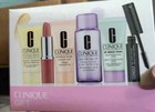6 PC CLINIQUE Day-to-night out essentials Gift Set Travel Size Makeup+Skin Care