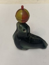 VINATGE LEHMANN AHA 910 SEAL WITH A BALL TIN TOY D. PATENT WESTERN GERMANY MADE