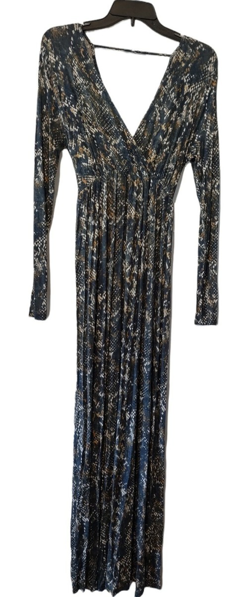 Maternity Long Dress by Jessica Simpson Women's Medium Faux Wrap New Long  Sleeve | eBay