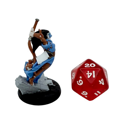 Painted Priestess Cleric - Hero, TTRPG, DnD Miniatures, D&D, 28mm