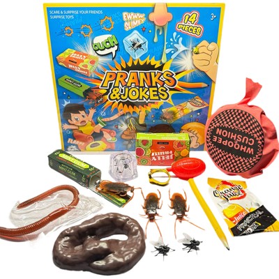 Prank Kit Pranks Pack and Joke Toys Box Set April Fools Prank Stuff Noise Maker