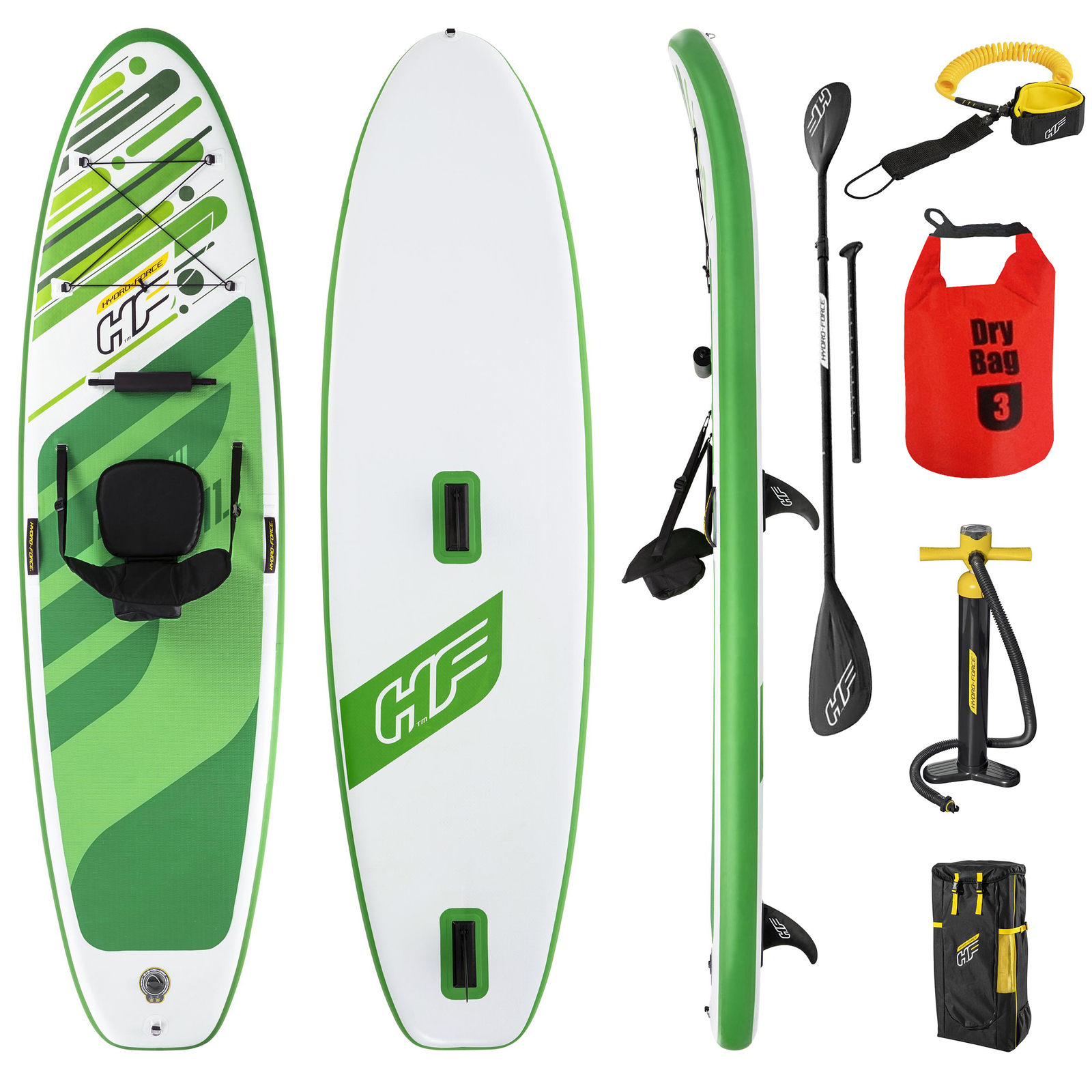 Bestway Tabla De Sup Inflable Verde 340X89X15Cm Stand Up Paddle Board Hinchable