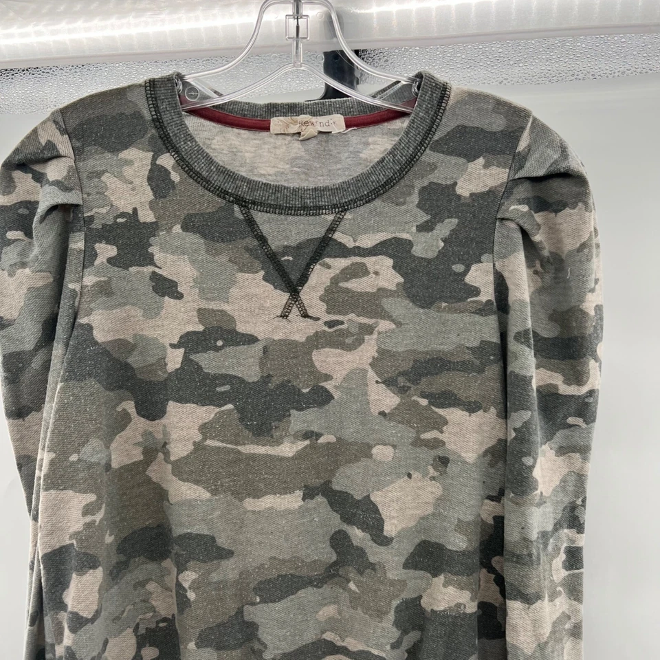 Перемотка назад женщин камуфляж легкий толстовка зеленый/разный размер маленький - Изображение 2 из 4