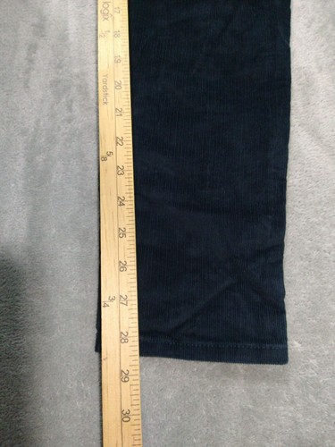 Abercrombie Fitch Pants Womens 6 Navy Blue Corduroy Skinny Stretch Mid Rise - Picture 5 of 8