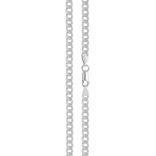 Hombres Pulsera Plata Ley Uniones Bordillo Británico Hecho 925 Marca 20.3cm - Imagen 2 de 3