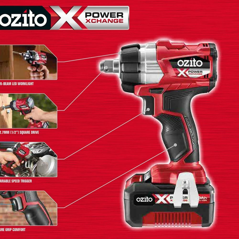 Impact Wrench Bunnings Ozito Brushless Ozito Impact Wrench Kit