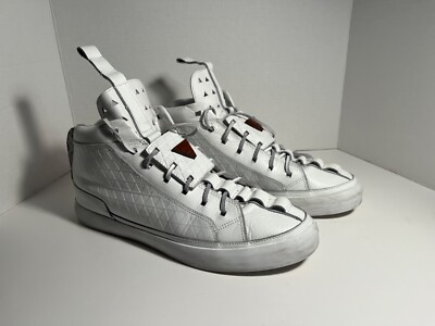 Original K1X Patrick Mohr MK7 Leather White Sneakers Size US 11.5 / UK 10.5