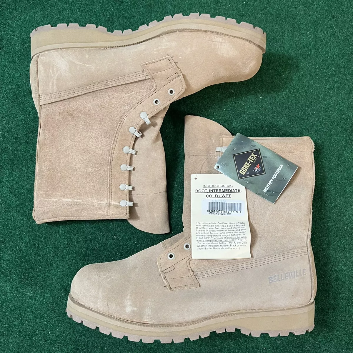 Belleville Gore Tex ICWT 13.5 R 313 111 06 C 0323 6112888 Vibram Military Boots