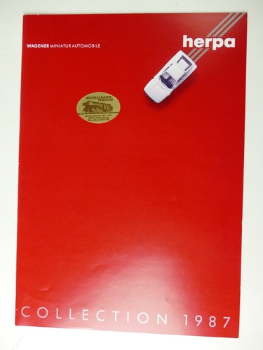 Herpa Colección Catálogo 1987 A-6544 | Zustand: Akzeptabel