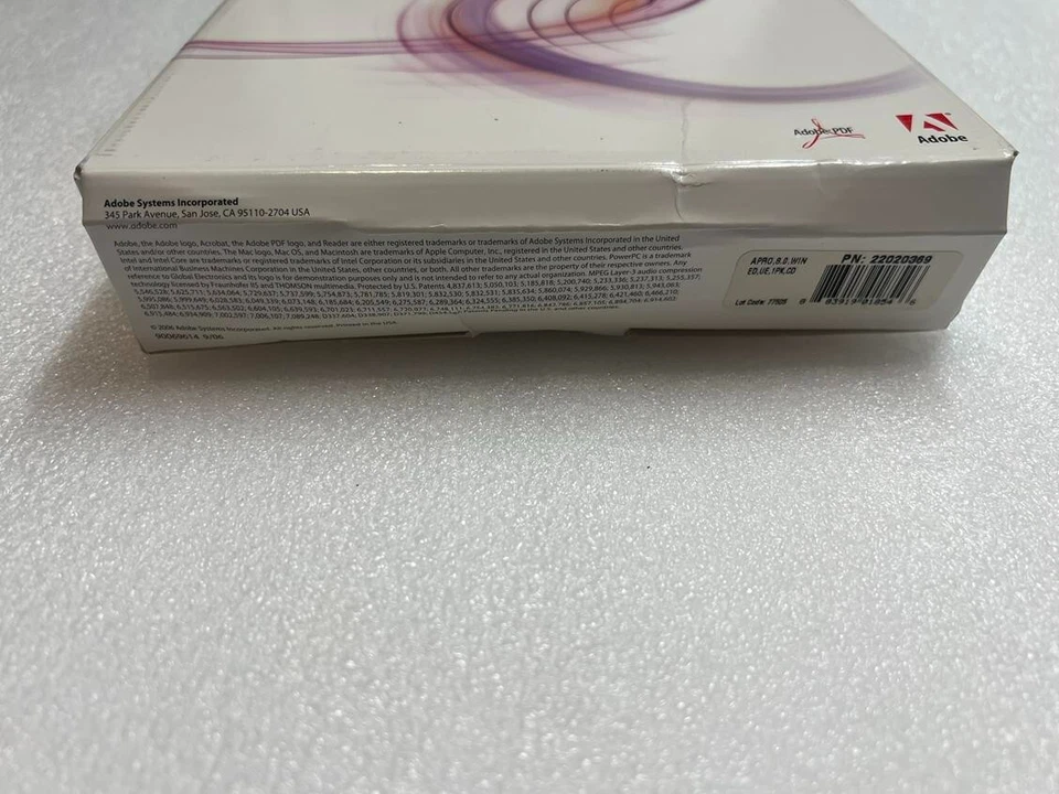 G2U COMPLETO GENUINO Adobe Acrobat 80 Professional para Windows Serial Key Academ Foto 3 de 4