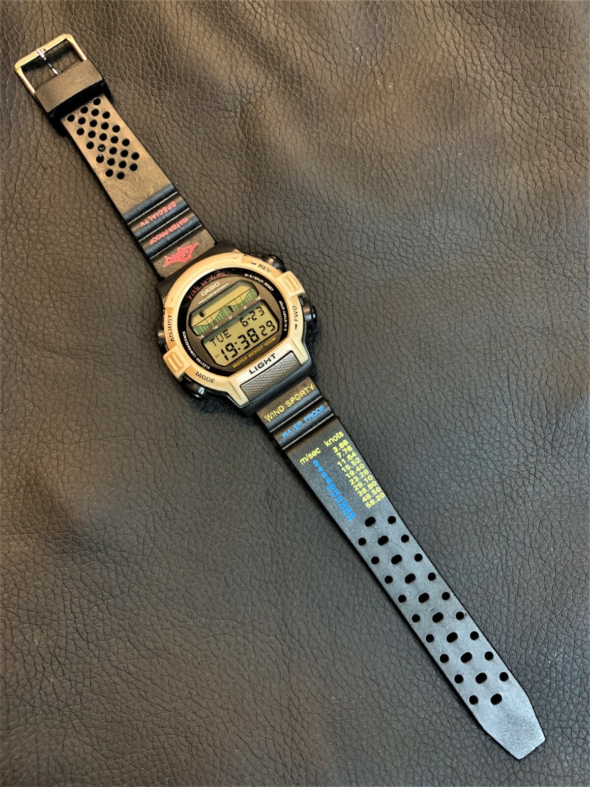casio forester fishing watch