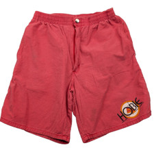 Vintage 80's Hobie Shorts Small Coral Pink Classic Slash Pocket Surf Skate Beach